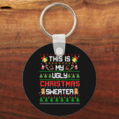 Dit is mijn lelijke kerst sleutelhanger (Voorkant)