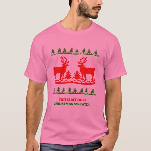 Dit is mijn lelijke kerstkeuter t-shirt (Voorkant)