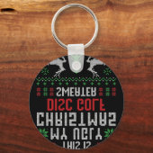 Dit Is Mijn Lelijke Kerstschijf Golftrui Schijfgol Sleutelhanger (Voorkant)