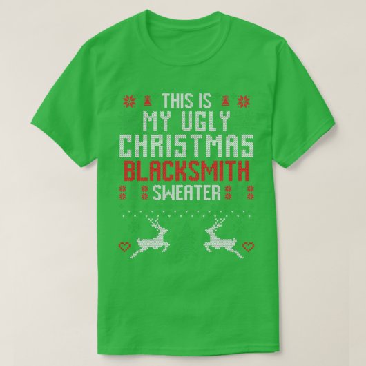 Dit is mijn lelijke kerstsmid Sweater T T-shirt (Design voorkant)