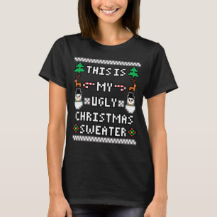 Dit is mijn lelijke kersttrui t-shirt