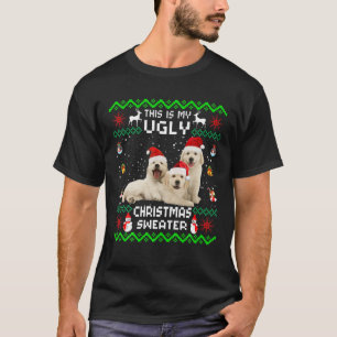 Dit Is Mijn Lelijke Trui Grappige Kerstmis Gouden T-shirt