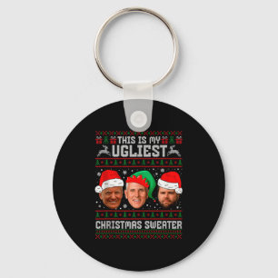 Dit Is Mijn Lelijkste Kersttrui Grappige Trump V Sleutelhanger