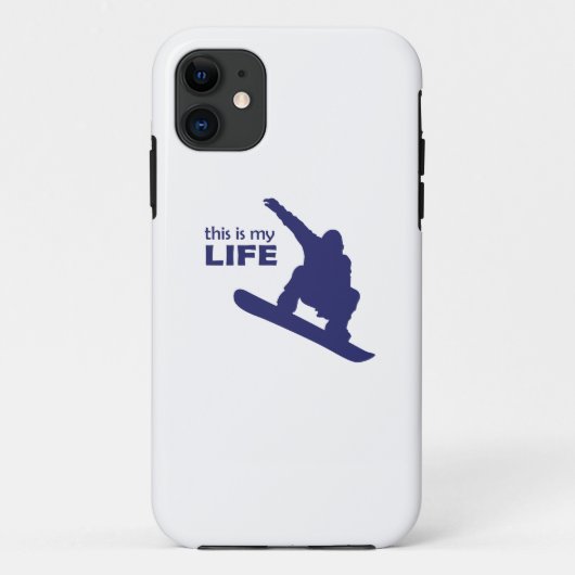 Dit is mijn leven (Snowboarding) Case-Mate iPhone Case (Achterkant)