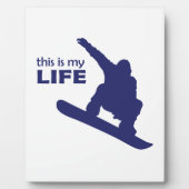 Dit is mijn leven (Snowboarding) Fotoplaat (Voorkant)