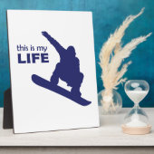 Dit is mijn leven (Snowboarding) Fotoplaat (Zijkant)