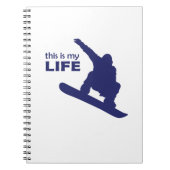 Dit is mijn leven (Snowboarding) Notitieboek (Voorkant)