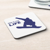 Dit is mijn leven (Snowboarding) Onderzetter (Linkerzijde)