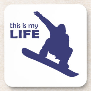 Dit is mijn leven (Snowboarding) Onderzetter