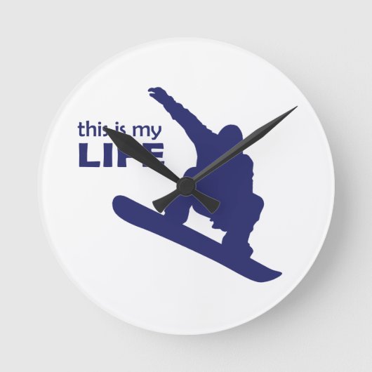 Dit is mijn leven (Snowboarding) Ronde Klok (Voorkant)