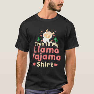 Dit Is Mijn Llama Pyjama T-shirt