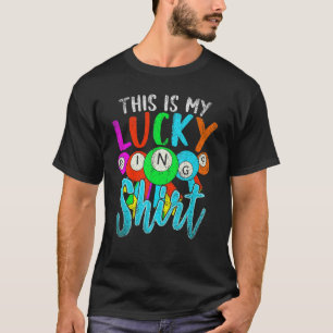 Dit is mijn Lucky Bingo Bingo Player Bingo T-shirt