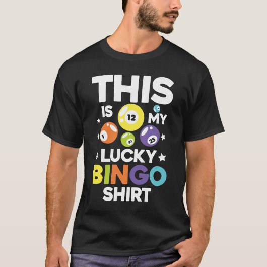 Dit is mijn Lucky Bingo Shirt - Bingo Lover (Voorkant)