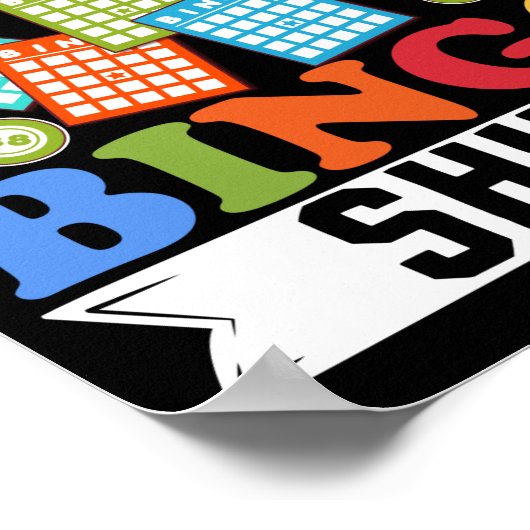 Dit is mijn Lucky Bingo Shirt Grapny Gambling Poster (Hoek)