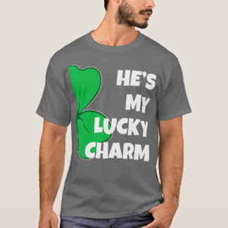 Dit is mijn Lucky Charm Funny St Patricks Day Coup T-shirt