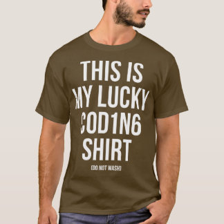 Dit is mijn Lucky Coding Shirt Programming Program