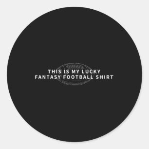 Dit is mijn Lucky Fantasy Football Fantasy Footba Ronde Sticker