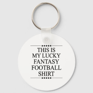 Dit is mijn Lucky Fantasy Voetbal Shirt Funny Gift Sleutelhanger