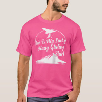 Dit is mijn Lucky Hang Gliding Hanging Glider bas T-shirt