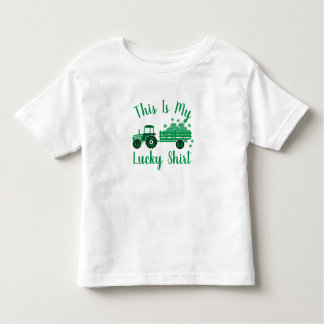 Dit is mijn Lucky Shirt Tractor St Patrick's Day