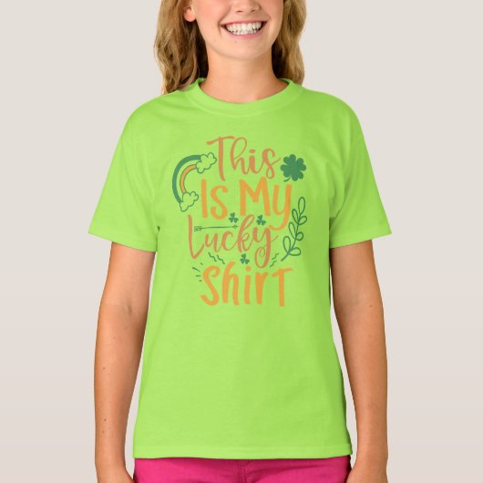 Dit is mijn Lucky St. Patrick T-Shirt voor kindere (Voorkant)