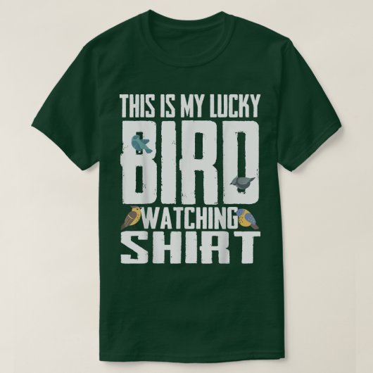 Dit is mijn Lucky Vogel die vogelvlucht bezoekt T-shirt (Design voorkant)