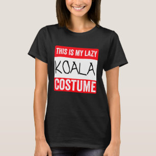 Dit Is Mijn Luie Koala Pak Halloween T-shirt
