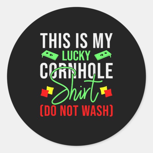 Dit is mijn maffiagat ronde sticker (Voorkant)