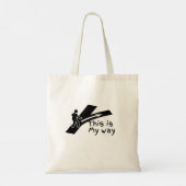 Dit is mijn manier tote bag (Achterkant)