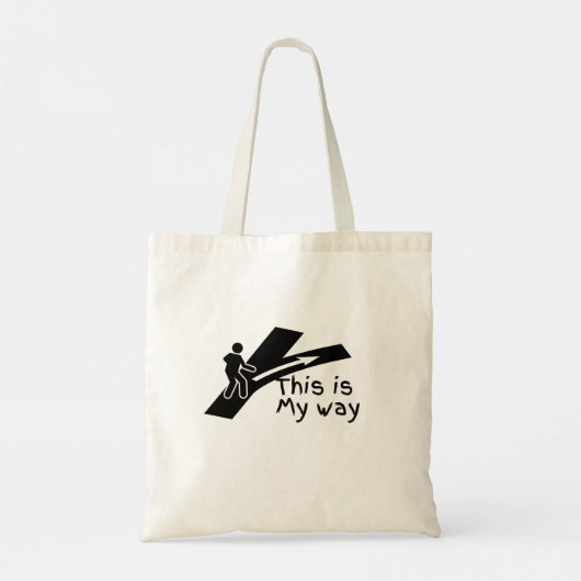 Dit is mijn manier tote bag (Achterkant)