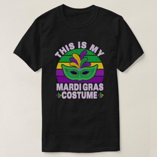 Dit is mijn Mardi Gras Costume Carnaval feest T-shirt (Design voorkant)
