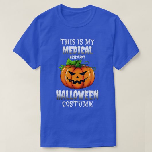 Dit is mijn medisch assistent Halloween Costume De T-shirt (Design voorkant)