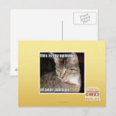 dit is mijn mening briefkaart (Voorkant / Achterkant)