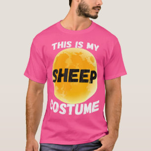 Dit is mijn mens. Ik ben echt een grappig schaap T-shirt