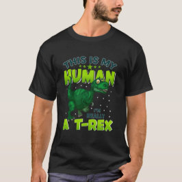 Dit Is Mijn Mens, Ik Ben Eigenlijk Een T-Rex – Gra T-shirt