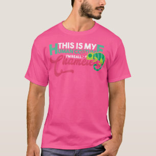 Dit is mijn mens in een echte kameleon t-shirt