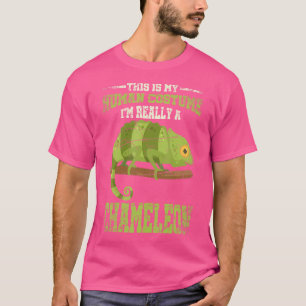 Dit is mijn mens in een echte kameleon t-shirt