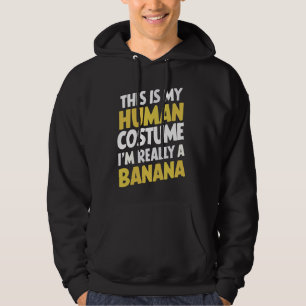Dit is mijn menselijk kostuum, ik ben echt een ban hoodie