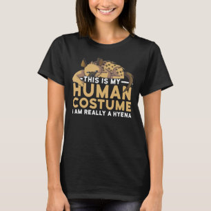 Dit is mijn menselijk kostuum... ik ben echt een H T-shirt