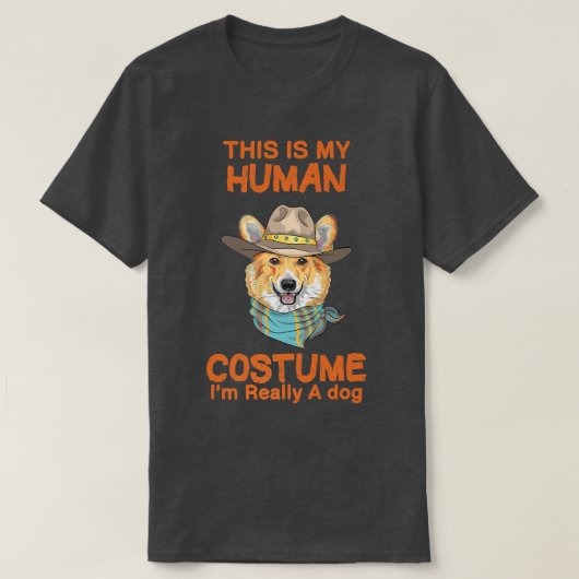 Dit is mijn menselijk kostuum. Ik ben echt een hon T-shirt (Design voorkant)