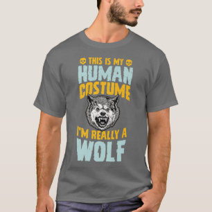 Dit is mijn menselijk kostuum... ik ben echt een l t-shirt