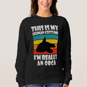 Dit is mijn menselijk kostuum. Ik ben echt een Orc Trui