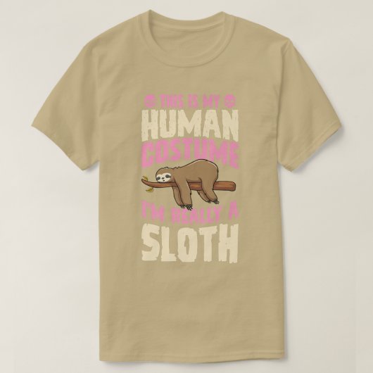 Dit is mijn menselijk kostuum. Ik ben echt een Slo T-shirt (Design voorkant)