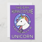 Dit is mijn menselijk kostuum - Unicorn Edition II Kaart (Voorkant)