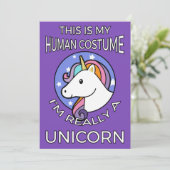 Dit is mijn menselijk kostuum - Unicorn Edition II Kaart (Staand voorkant)