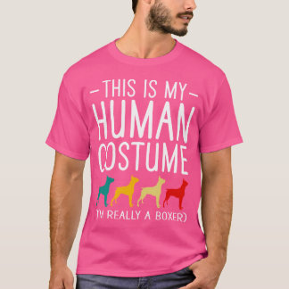 Dit is mijn menselijke boxerhond t-shirt
