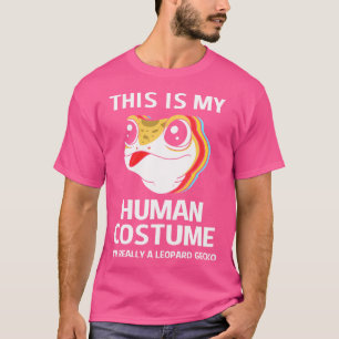 Dit Is Mijn Menselijke Grappige Luipaardgekko T-shirt