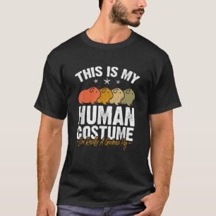 Dit is mijn menselijke kostuum cavia minnaar Hallo T-shirt
