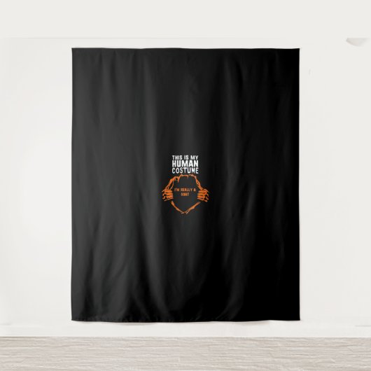 Dit Is Mijn Menselijke Kostuum Geit Cadeau Wandkleed (Voorkant)