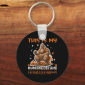 Dit is mijn menselijke kostuum Grappig Halloween k Sleutelhanger (Voorkant)